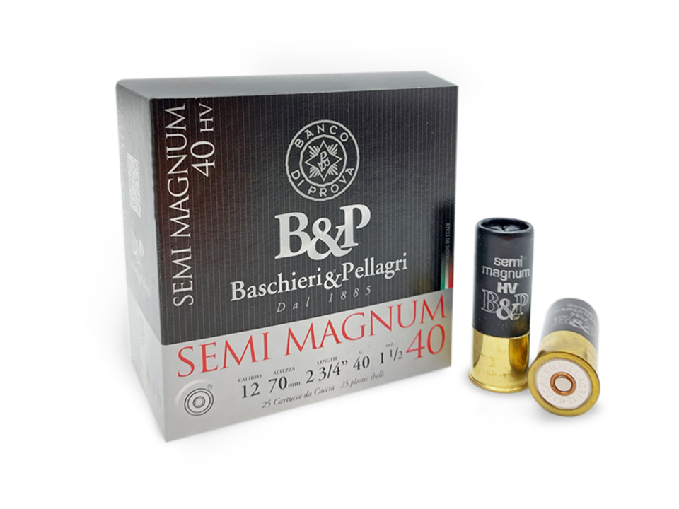 Baschieri & Pellagri Semi Magnum 40 HV 40G Calibro 12 con piombo 5