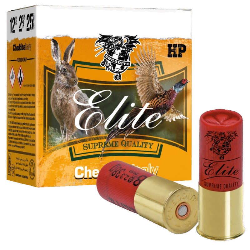 CHEDDITE ELITE 38 HP 38G Calibro 12 con piombo 5 per la caccia alla selvaggina resistente