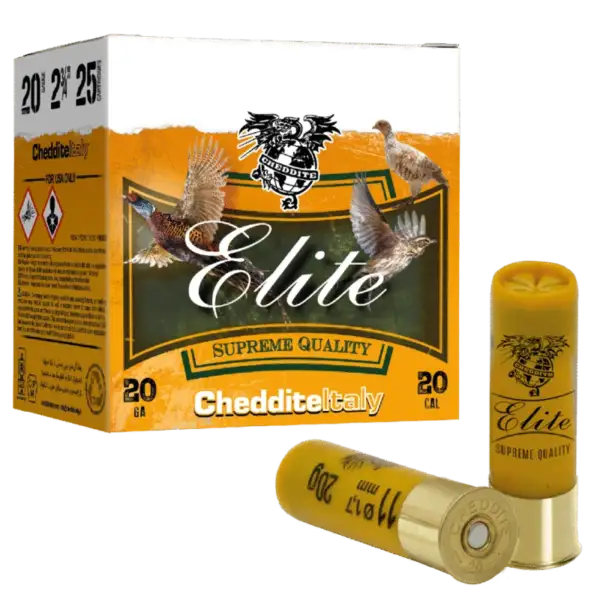 Cartuccia Cheddite Elite 28G Calibro 20 con piombo 9