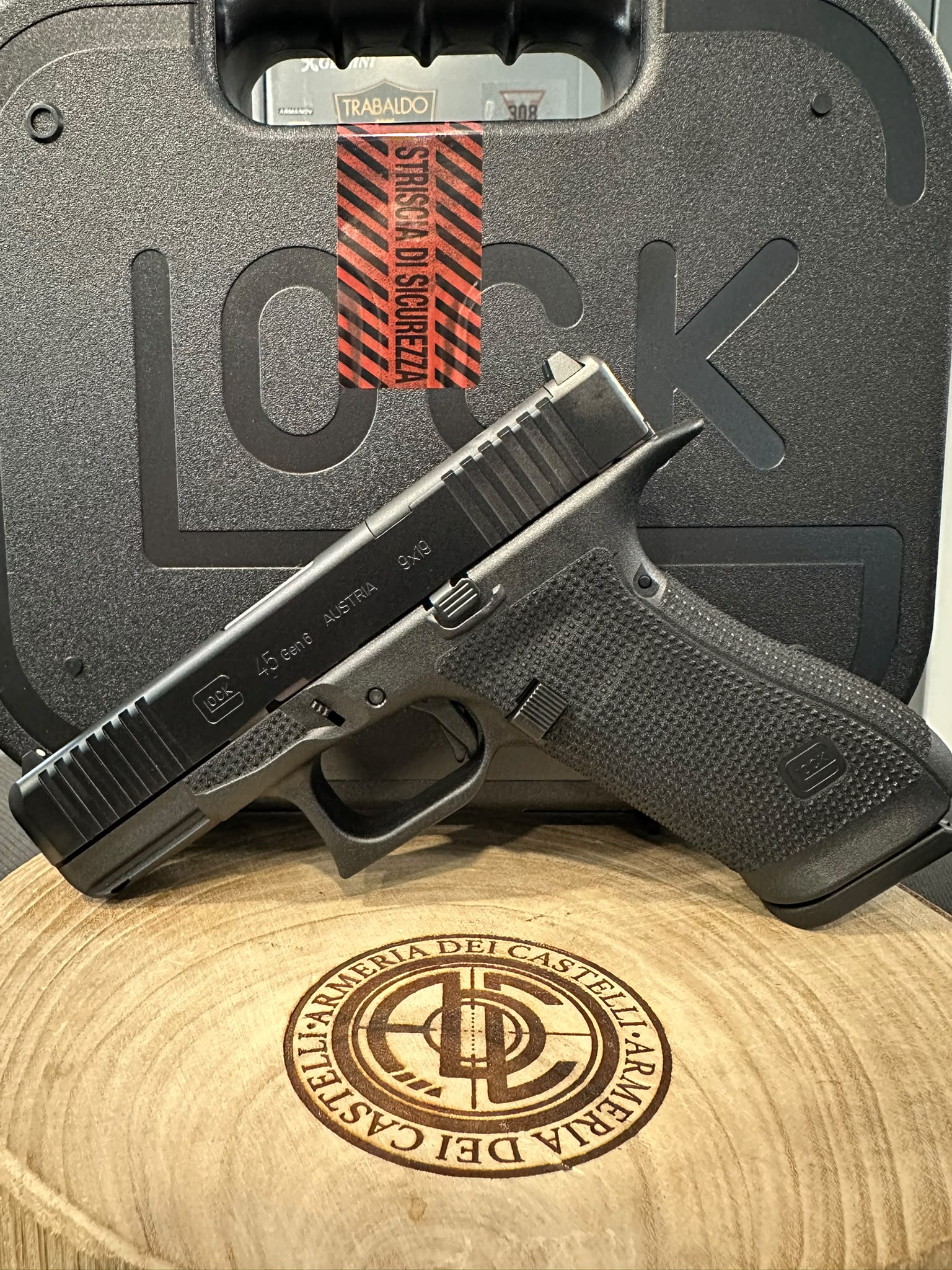 Pistola GLOCK 45 GEN6 calibro 9x19 con sistema Safe Action e predisposizione Optic Ready