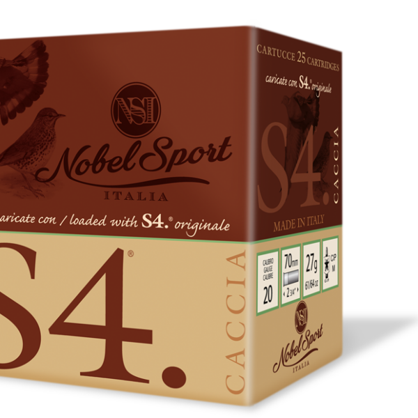 NOBEL SPORT S4 27G CALIBRO 20 con borra contenitore