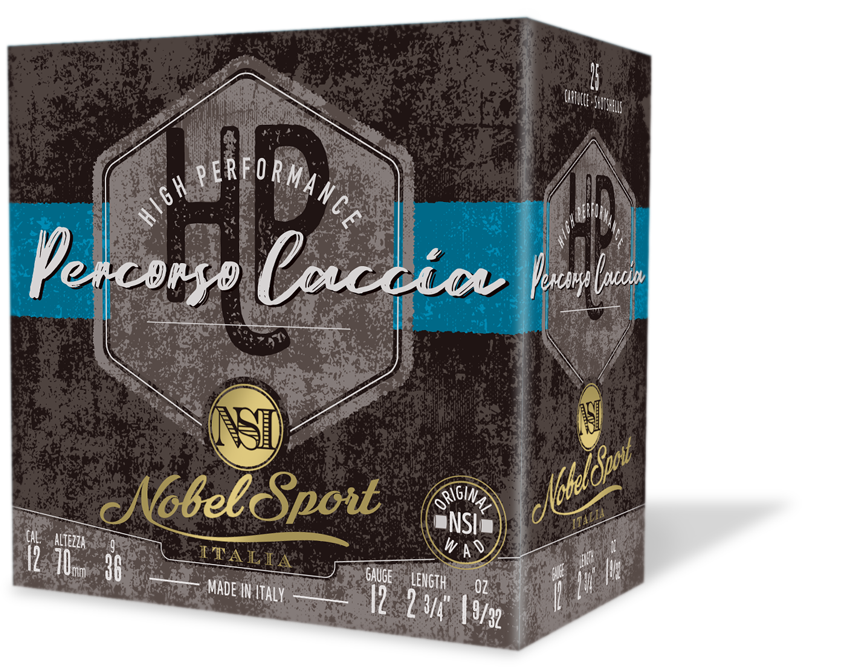 Nobel Sport Percorso Caccia 36G Calibro 12 con piombo n. 7