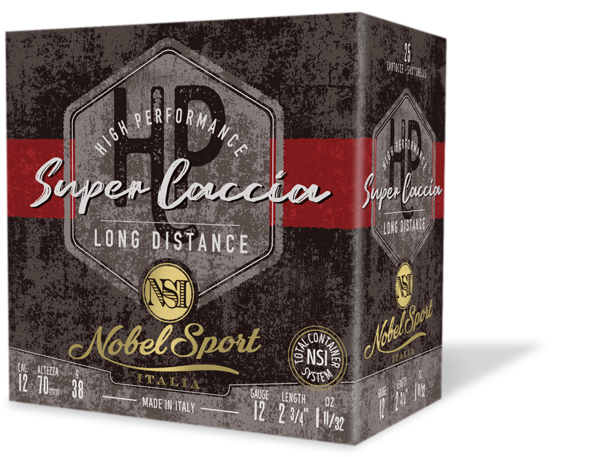 Nobel Sport Super Caccia Long Distance 38G Calibro 12 con piombo misto 4/6