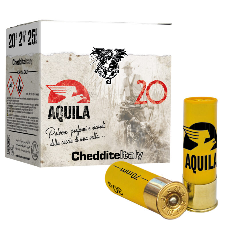 Cheddite Aquila 30g Calibro 20 piombo 5 7 9