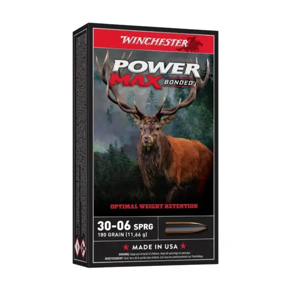 WINCHESTER POWER MAX BONDED 180GR CALIBRO 30-06 SPRG