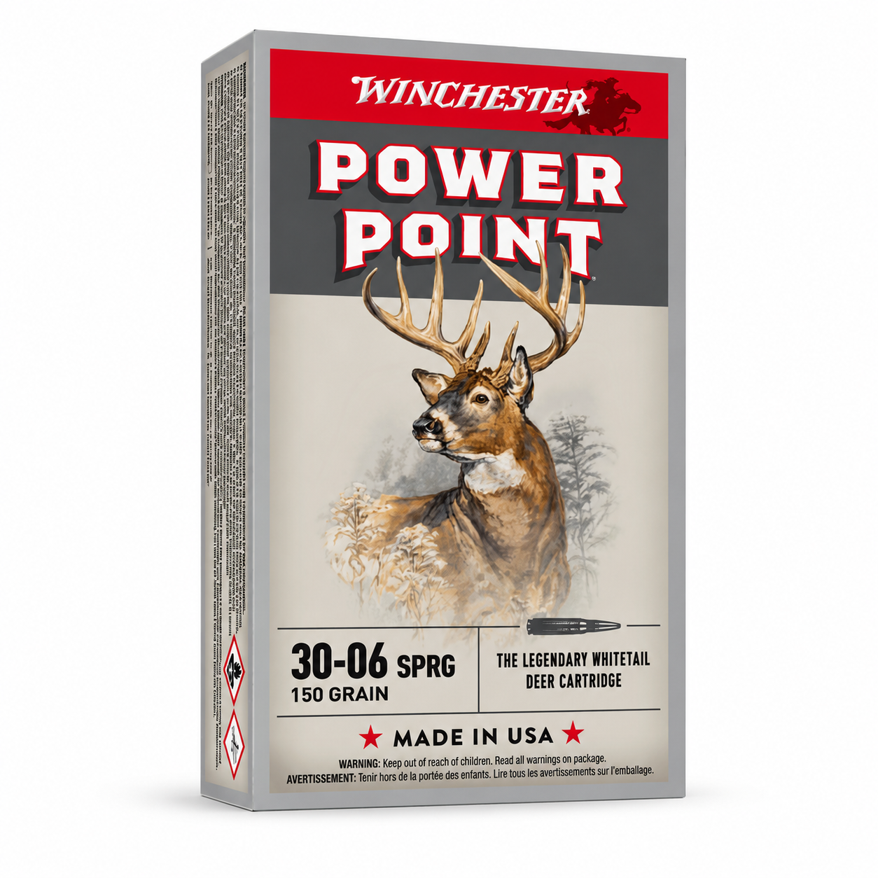 Winchester Power Point Calibro 30-06 Springfield 150 165 180 gr