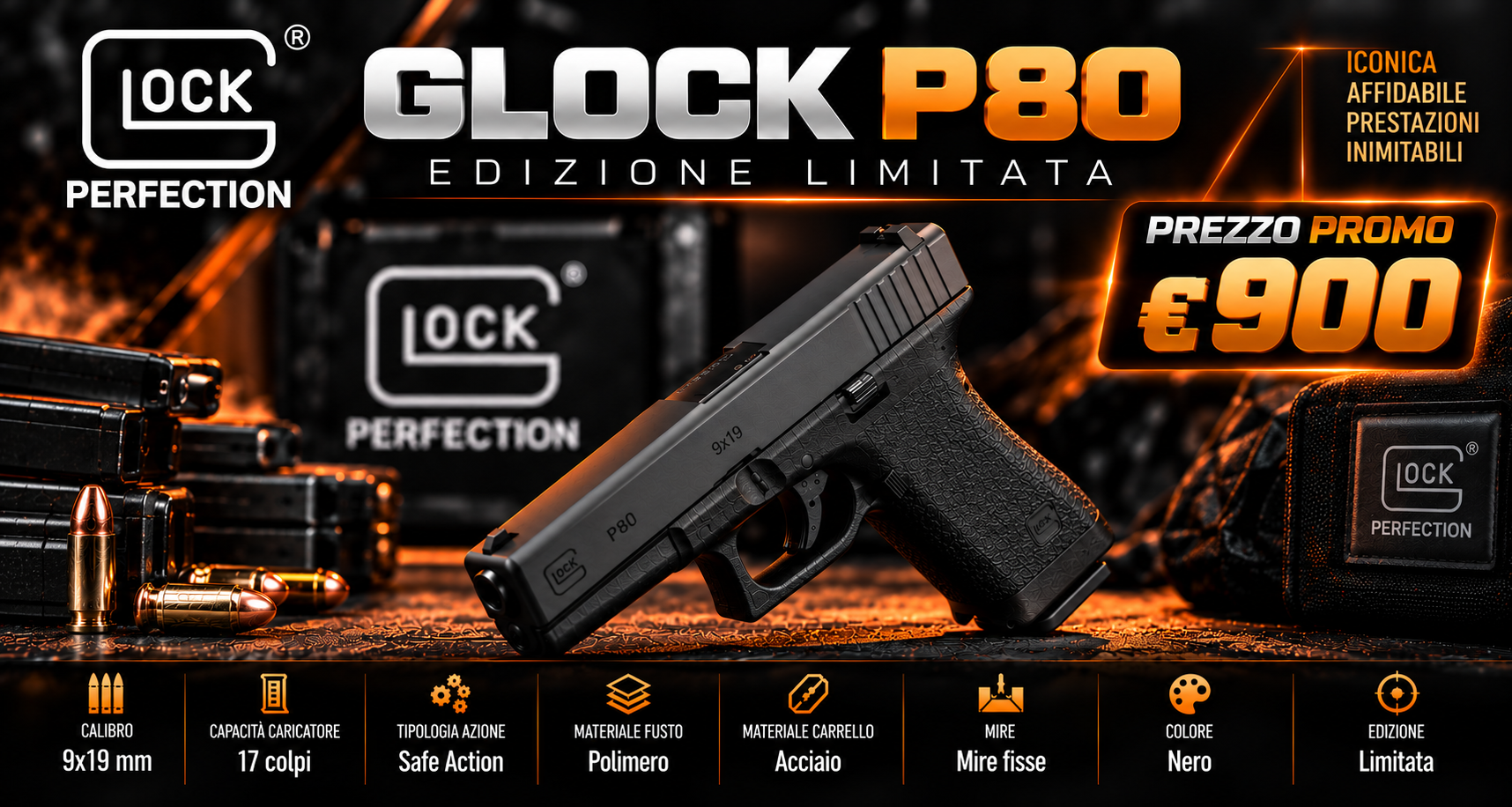 HOME GLOCK PREZZO PROMO